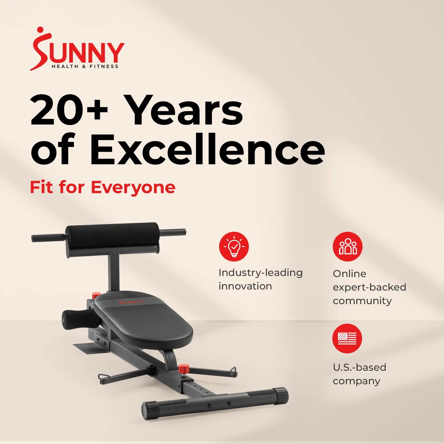 SUNNY Hip Thrust & Glute Bridge Machine Comes with 20 40 60 Lbs Resistance Bands 825 LB Capacity Adjustable Home Gym Fitness Workout Equipment Multi Function Sit up Push up Assisted Squat Exercise Machine Lower Body Core Leg Strength Trainer for Women Men