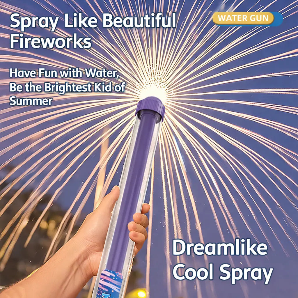 Firework Spray Water Soaker Toy Toys for Pool Party Outdoor Summer Water Games, Fireworks Water Gun, Bulk Squirt Water Blaster Guns