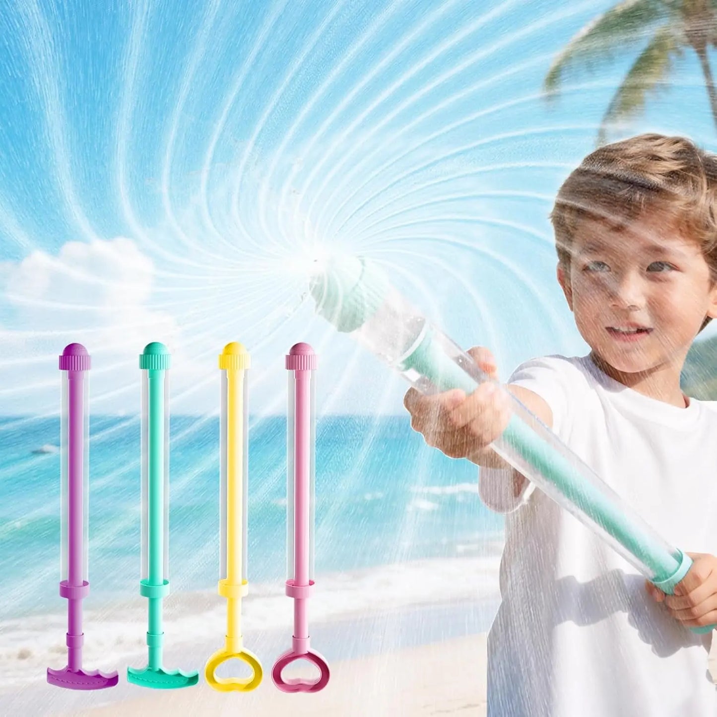 Firework Spray Water Soaker Toy Toys for Pool Party Outdoor Summer Water Games, Fireworks Water Gun, Bulk Squirt Water Blaster Guns