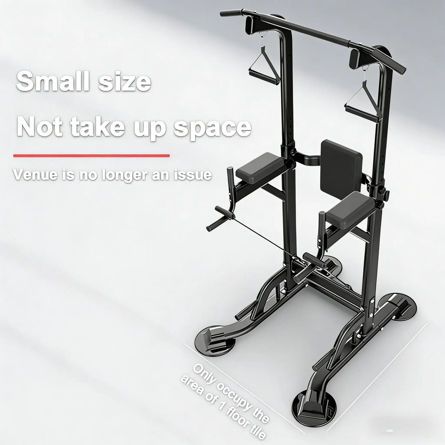 Power Tower, Pull up Bar Dip Station/Stand for Home Gym Strength Training Workout Equipment Multifunctional Fitness Workout Station,Summervibes