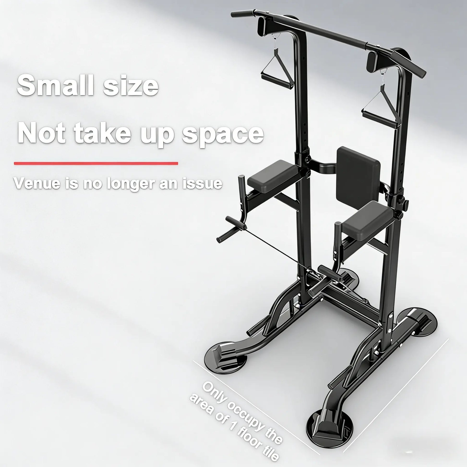 Power Tower, Pull up Bar Dip Station/Stand for Home Gym Strength Training Workout Equipment Multifunctional Fitness Workout Station,Summervibes